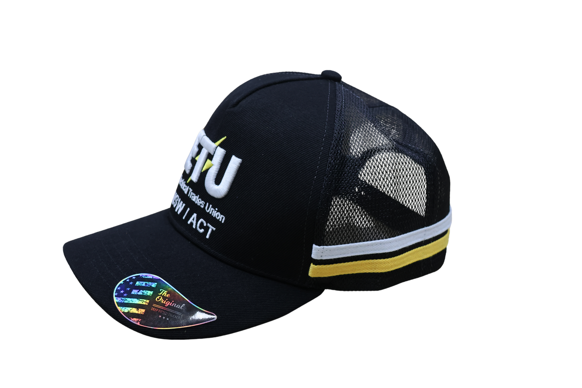 ETU Black Trucker Cap