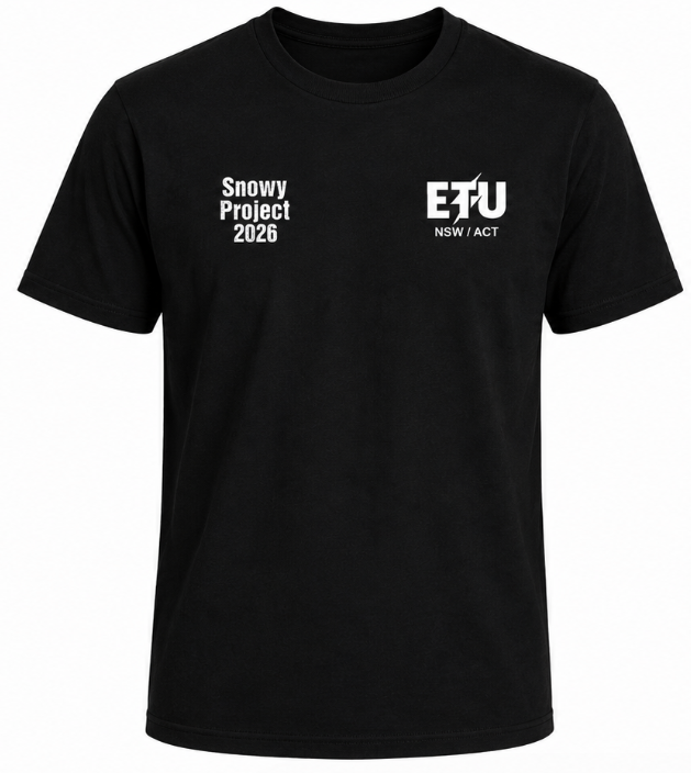 PRE-ORDER Snowy Project 2026 T-Shirt Black