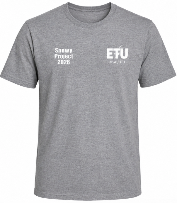 PRE-ORDER Snowy Project 2026 T-Shirt Grey