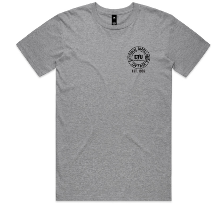 ETU NSW/ACT Grey T-Shirt AS Colour