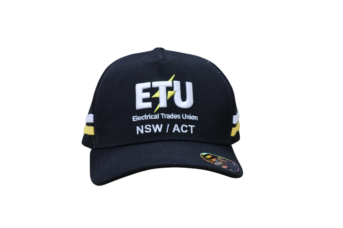 ETU Black Trucker Cap